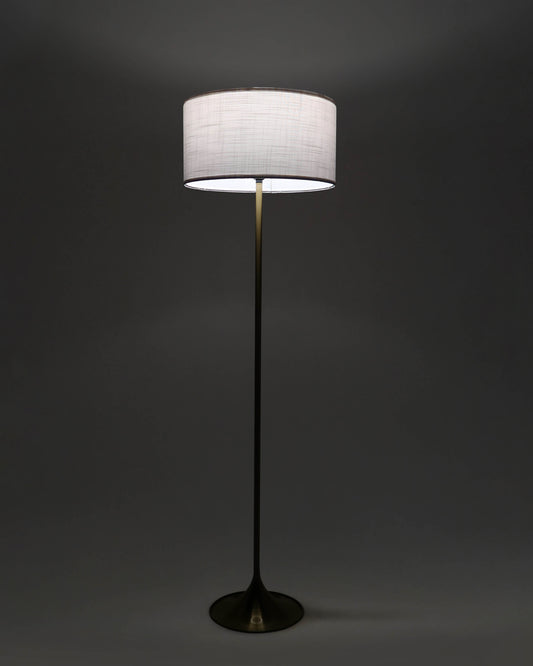 Glowmere Quinn Linen Shade Floor Lamp view 2