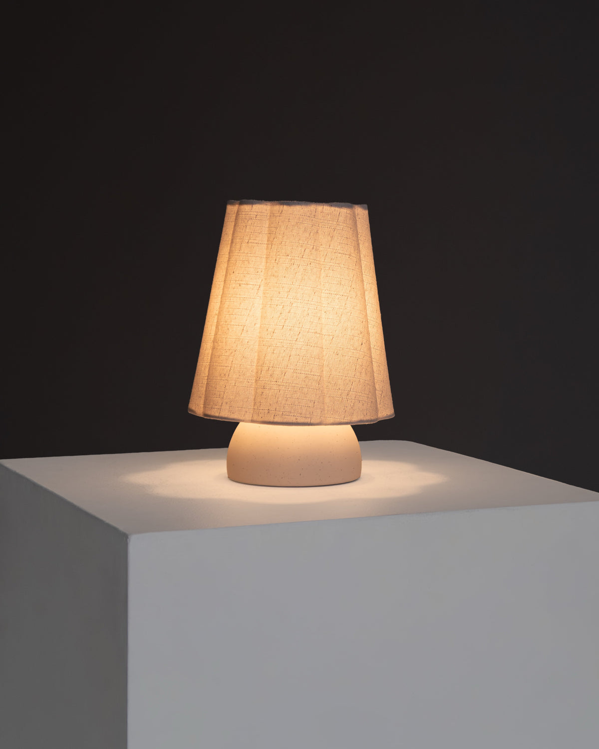Glowmere Kylie Compact Fluted Shade Ceramic Table Lamp view 5