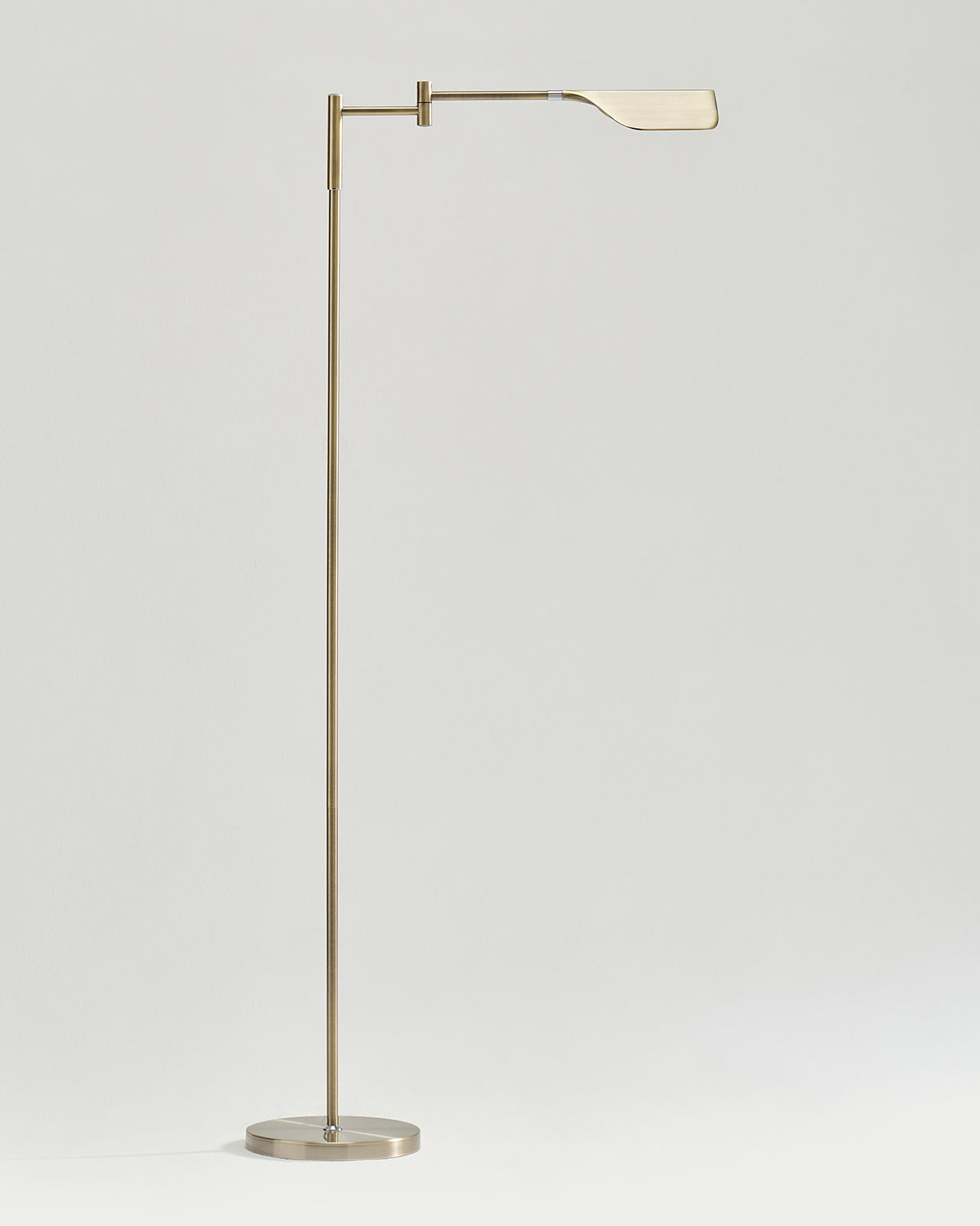 Glowmere Leaf Reading LED Floor Lamp with Touch Dimmer overall view