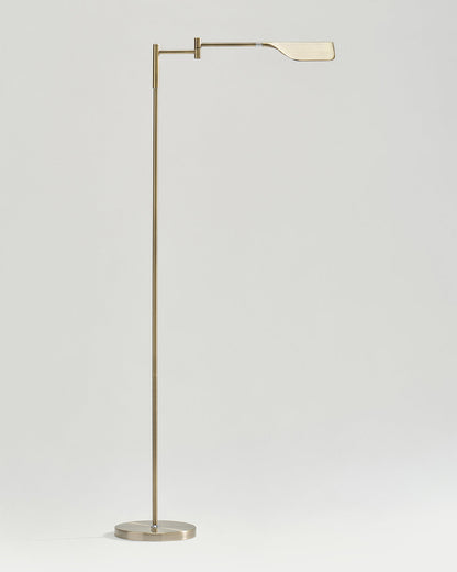 Glowmere Leaf Reading LED Floor Lamp with Touch Dimmer overall view