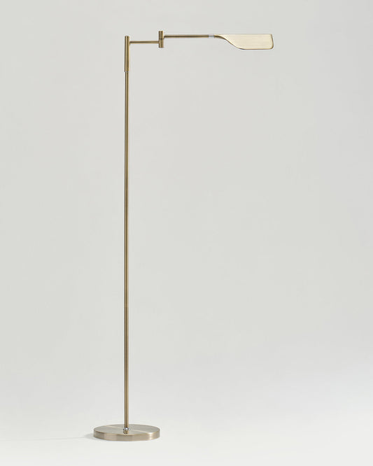 Glowmere Leaf Reading LED Floor Lamp with Touch Dimmer overall view