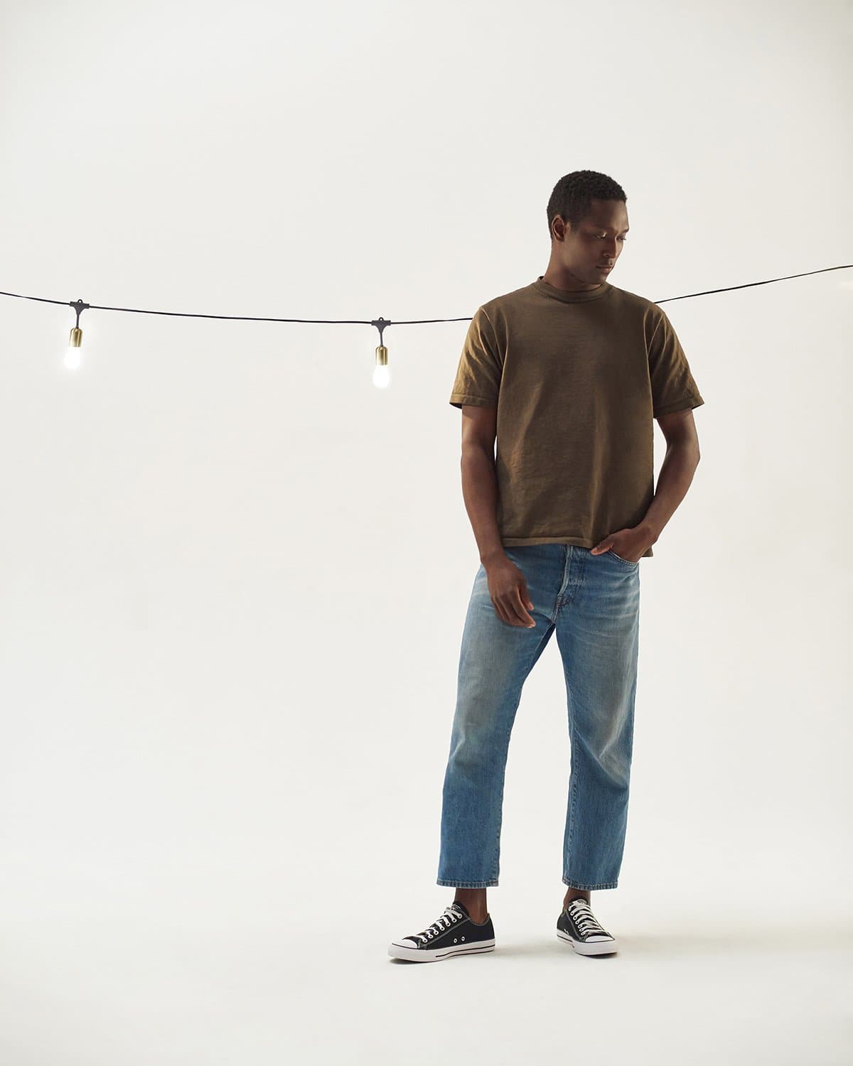 Glowmere Glow Heavy Duty LED Plug In String Lights in brass