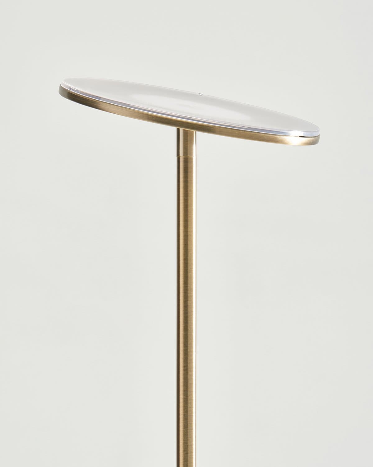 Glowmere Sky Torchiere LED Floor Lamp in brass