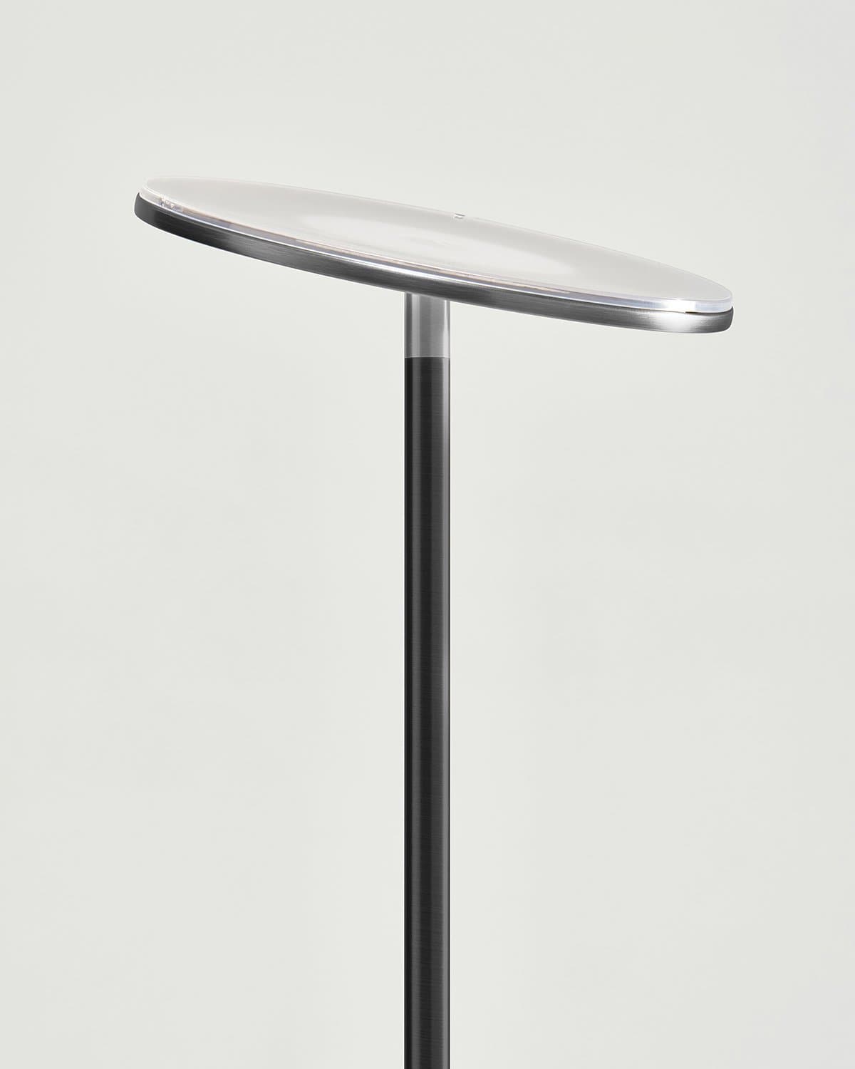 Glowmere Sky Torchiere LED Floor Lamp in black
