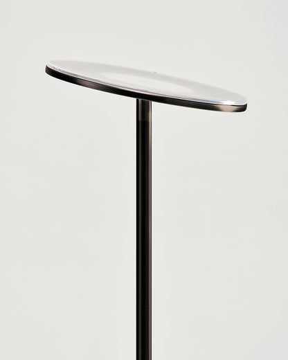 Glowmere Sky Torchiere LED Floor Lamp in black