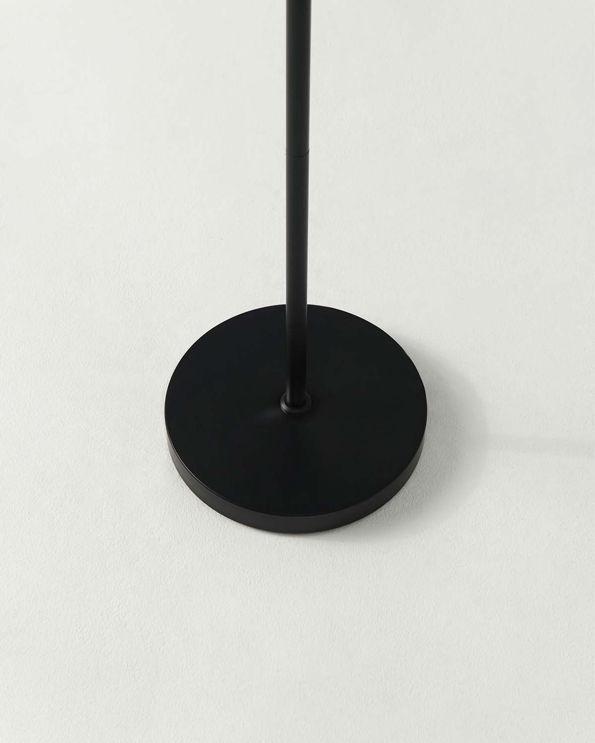 Glowmere Swoop Asymmetrical Pivoting Head Floor Lamp in black