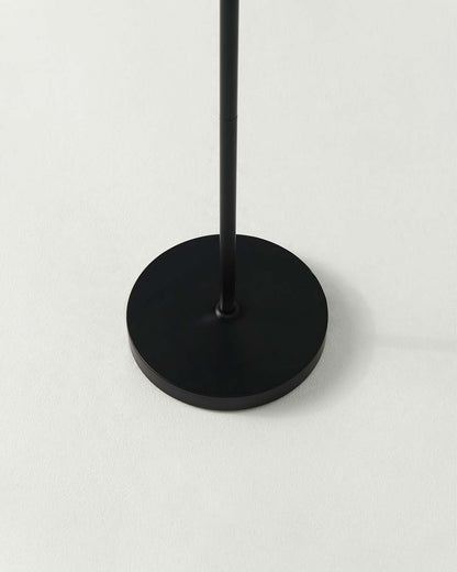 Glowmere Swoop Asymmetrical Pivoting Head Floor Lamp in black