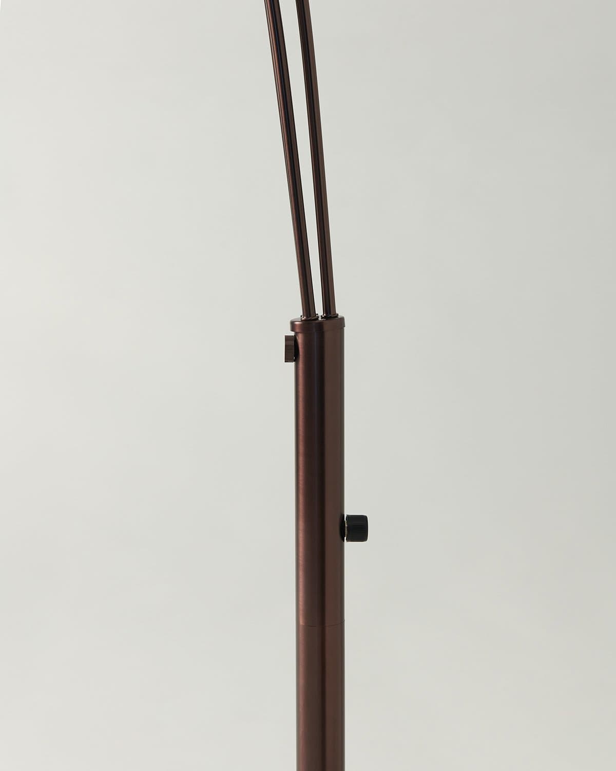 Glowmere Trilage Three Light Adjustable Arm Floor Lamp in bronze