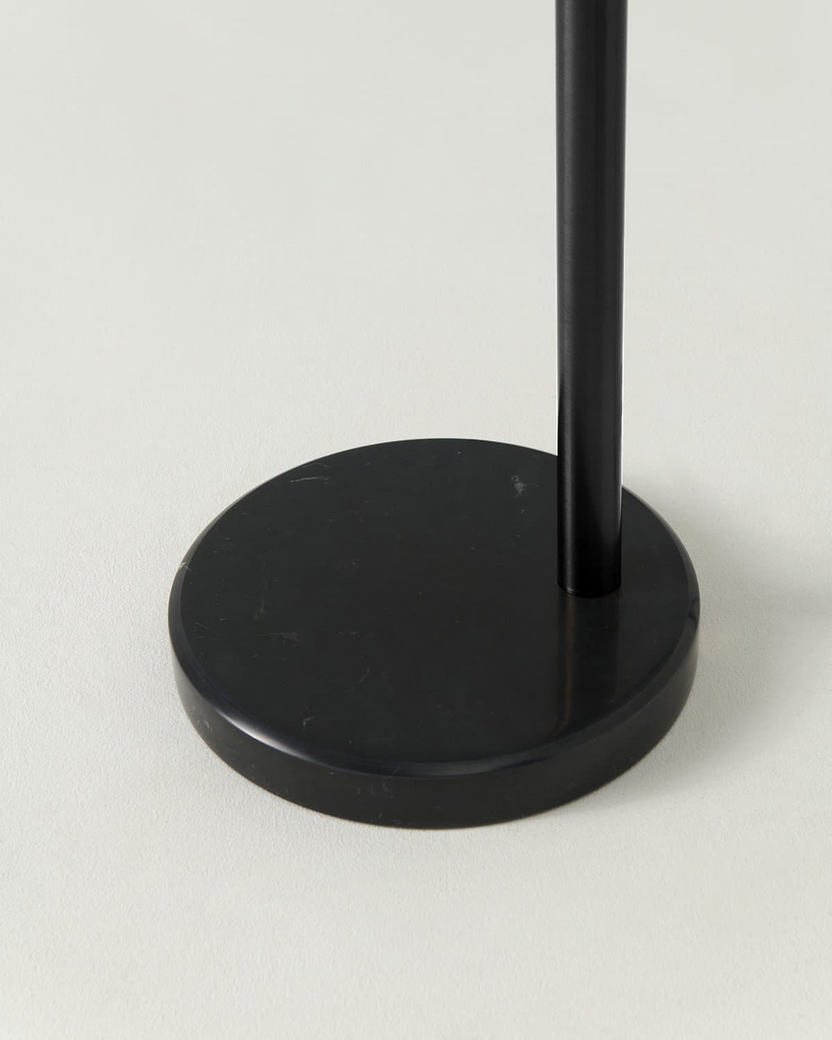 Glowmere Trilage Three Light Adjustable Arm Floor Lamp in black