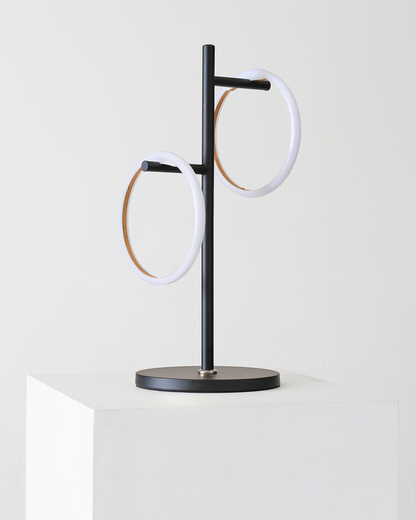 Glowmere Saturn RGB Two Ring Color Changing Table Lamp view 3