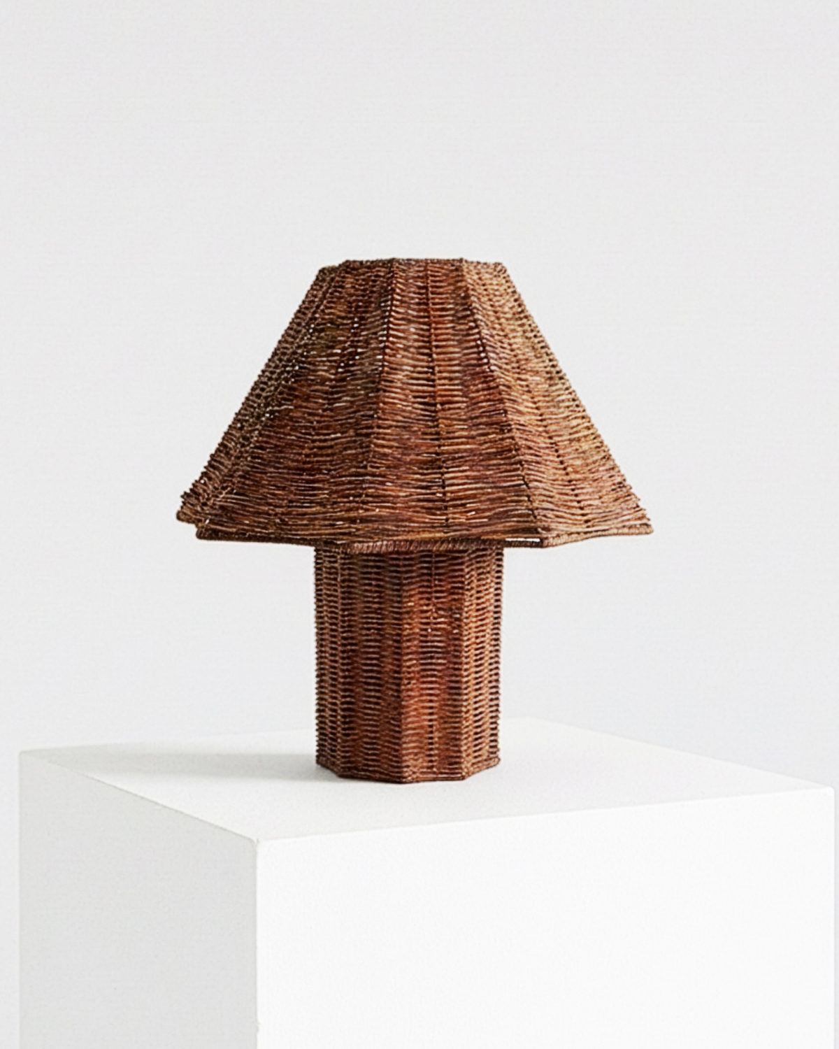 Glowmere Leon Rattan Woven Table Lamp view 2
