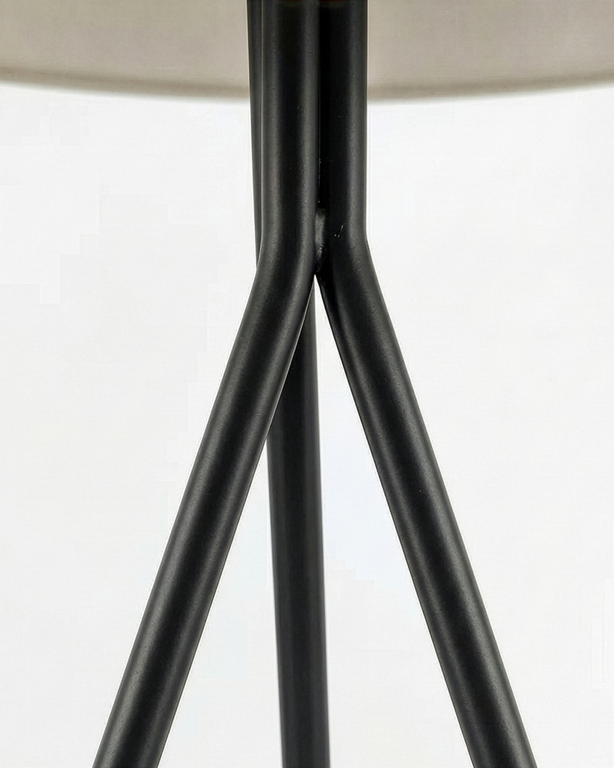 Glowmere Forge Tripod Floor Lamp with Oversized Fabric Shade view 3