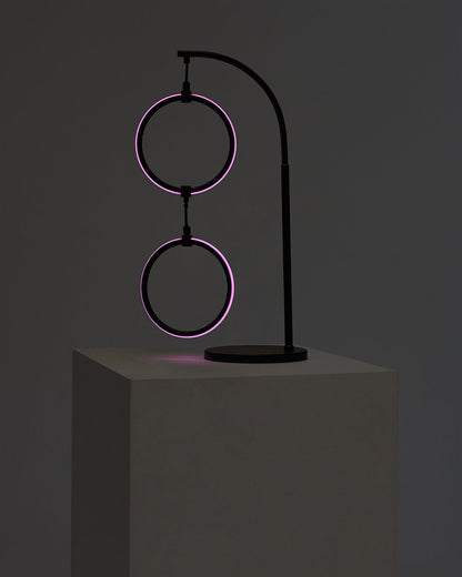 Glowmere 2 Ring RGB Color Changing Table Lamp view 5