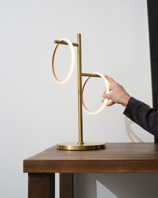 Glowmere Saturn Detachable Ring Light Table Lamp overall view