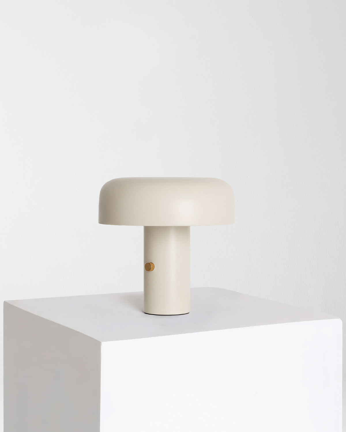Glowmere Anita Mushroom Metal Shade Table Lamp with Rotary Dimmer view 3