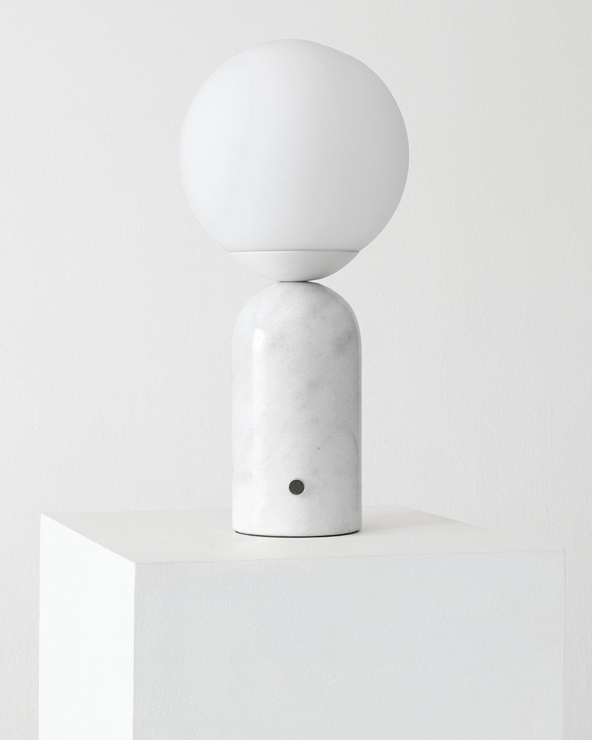 Glowmere Mila Tall Marble Globe Table Lamp view 2