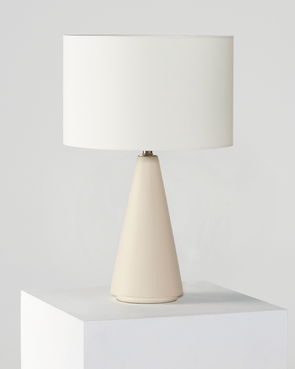 Glowmere Nathaniel Cement Base Tower Table Lamp view 3