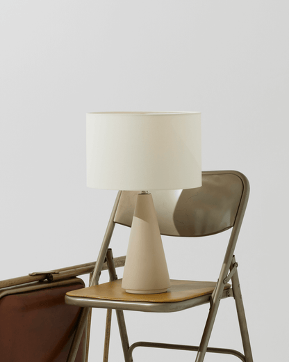 Glowmere Nathaniel Cement Base Tower Table Lamp view 2