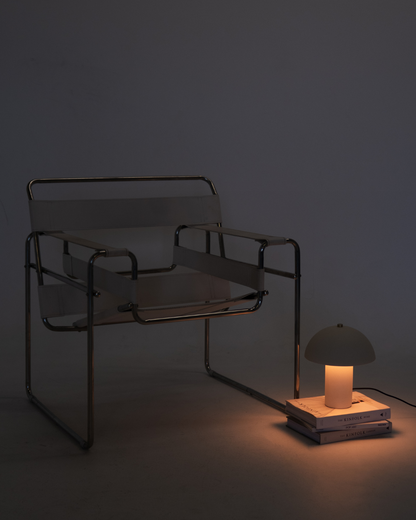 Glowmere Alba Matte Ceramic Mushroom Table Lamp view 5