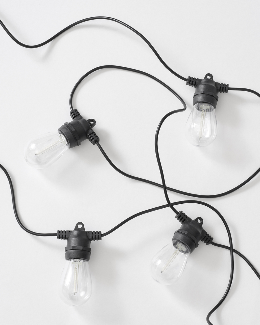 Glowmere RGB Hybrid Plug In and Solar String Lights with Remote overall view