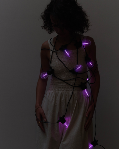 Glowmere RGB Hybrid Plug In and Solar String Lights with Remote view 7