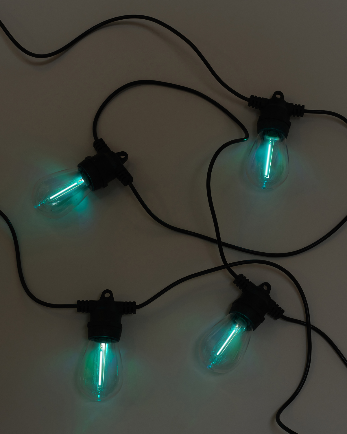 Glowmere RGB Hybrid Plug In and Solar String Lights with Remote view 9