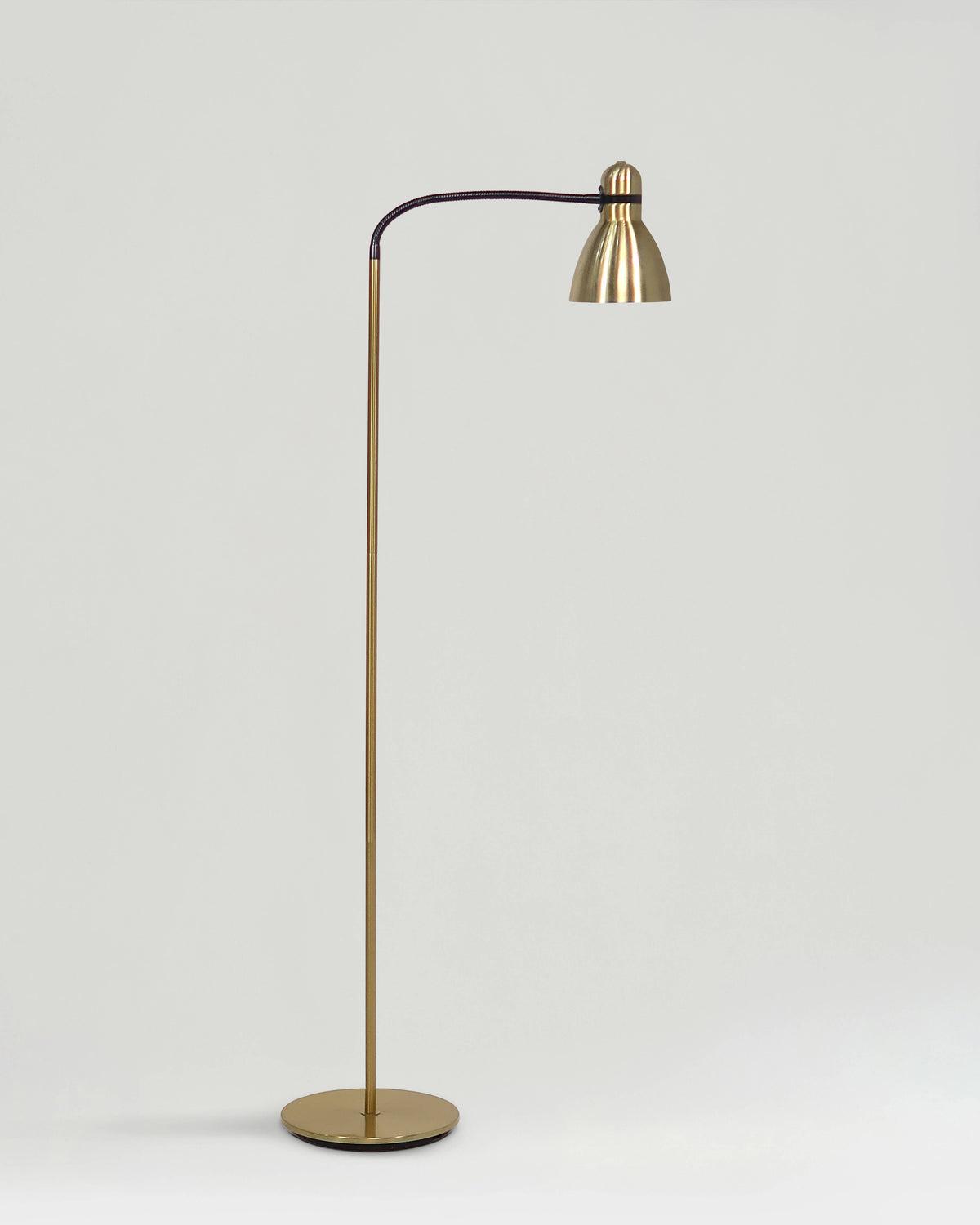 Glowmere Avery Adjustable Height Reading Floor Lamp overall view