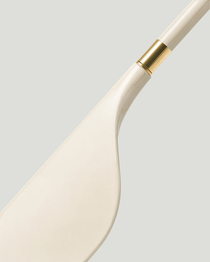 Glowmere Leaf Reading LED Floor Lamp with Touch Dimmer in cream