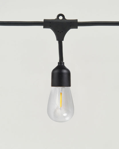 Glowmere Ambience Pro Solar Hanging Edison String Lights view 4