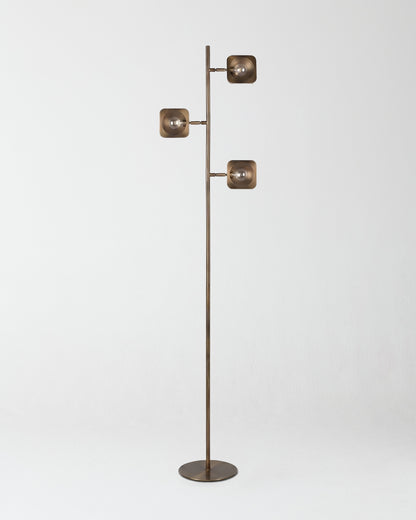 Glowmere Tree Spotlight LED Floor Lamp with 3 Step Dimmer in bronze