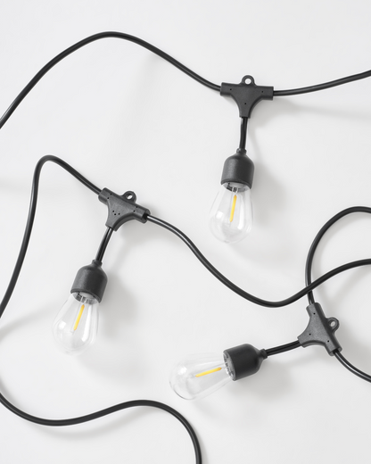 Glowmere Ambience Pro Solar Hanging String Lights with Remote overall view