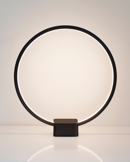Glowmere Circle Ringlet LED Nightstand Table Lamp with USB Port view 6