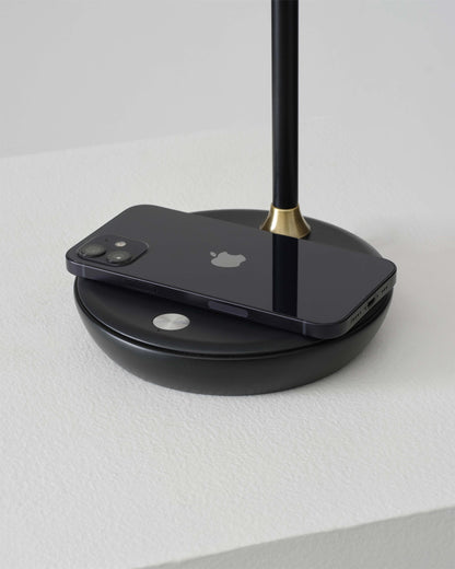 Glowmere Ezra LED Desk Lamp with Wireless Charging charging detail