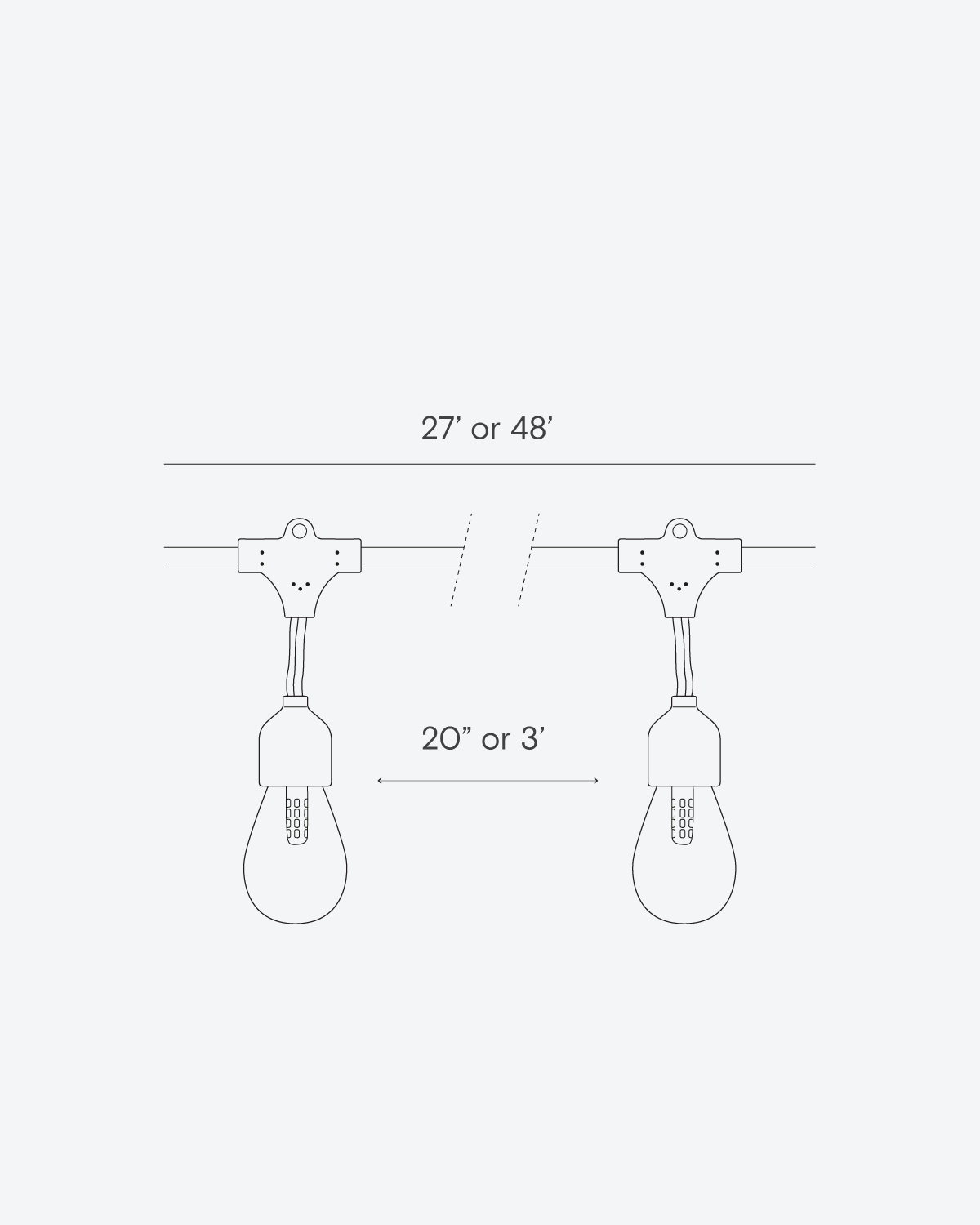 Glowmere Ambience Pro Solar Hanging String Lights with Remote view 6