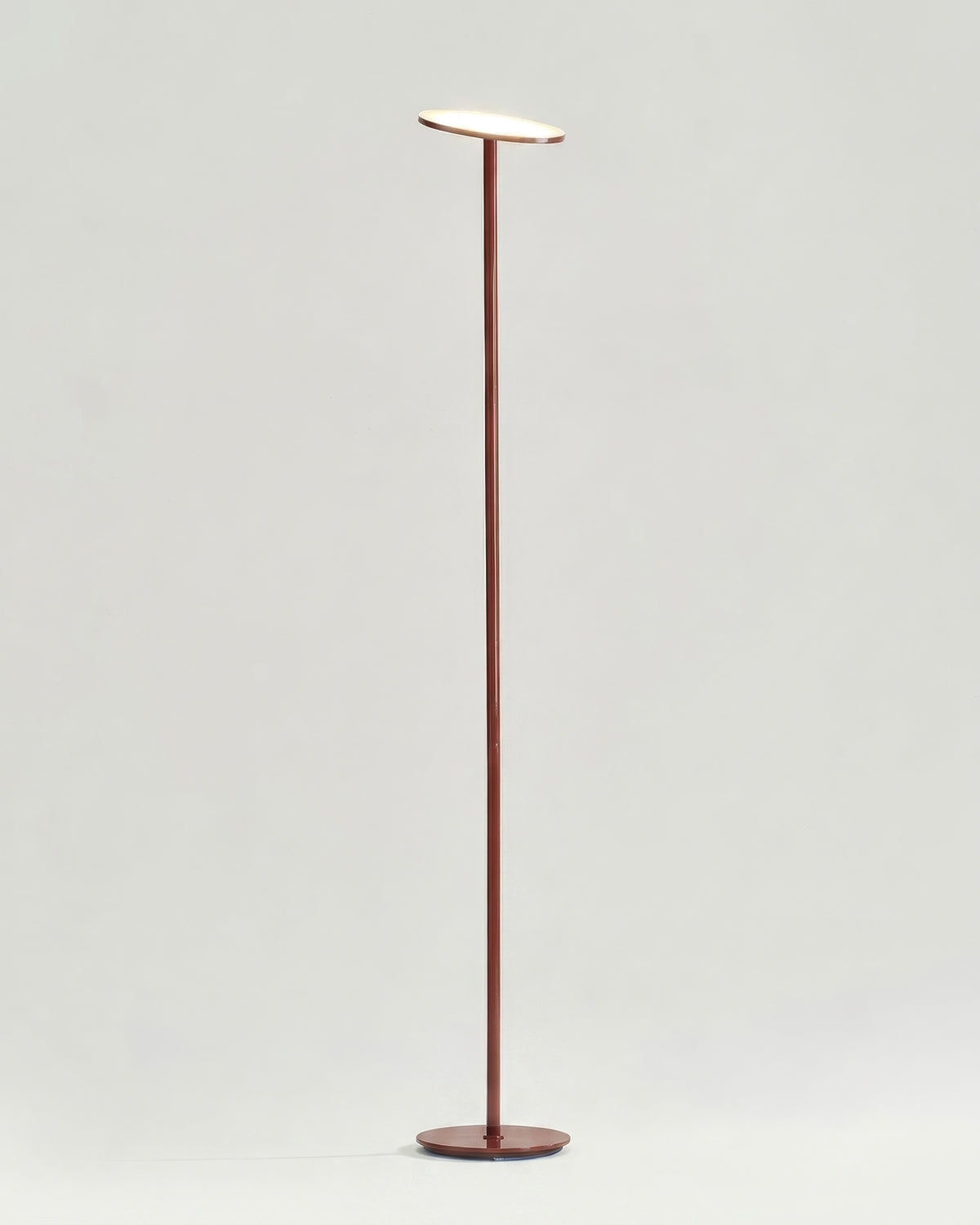 Glowmere Sky Torchiere LED Floor Lamp in red